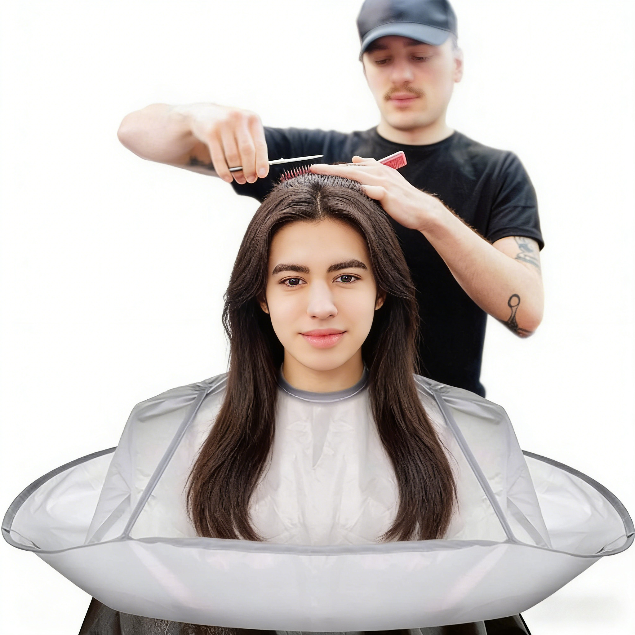 Home Barber - Hair Cutting Cape for All Ages