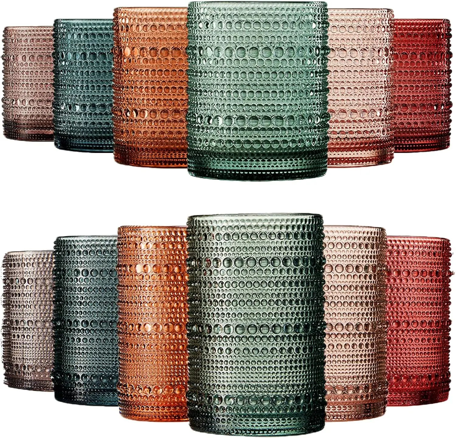 Hobnail Beaded Highball Drinki - Old Fashioned Glass recensione e prezzo