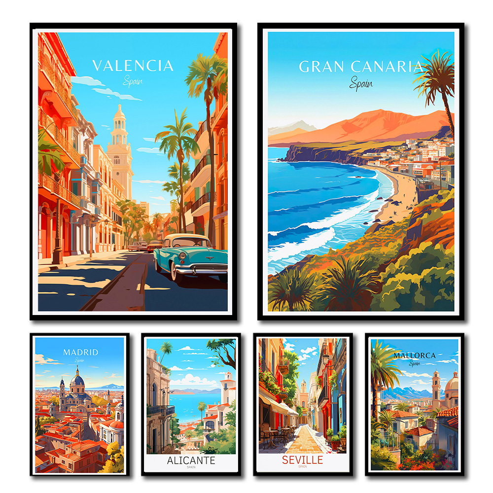 Spain Travel Poster Paris Gran - Home Barcelona recensione e prezzo