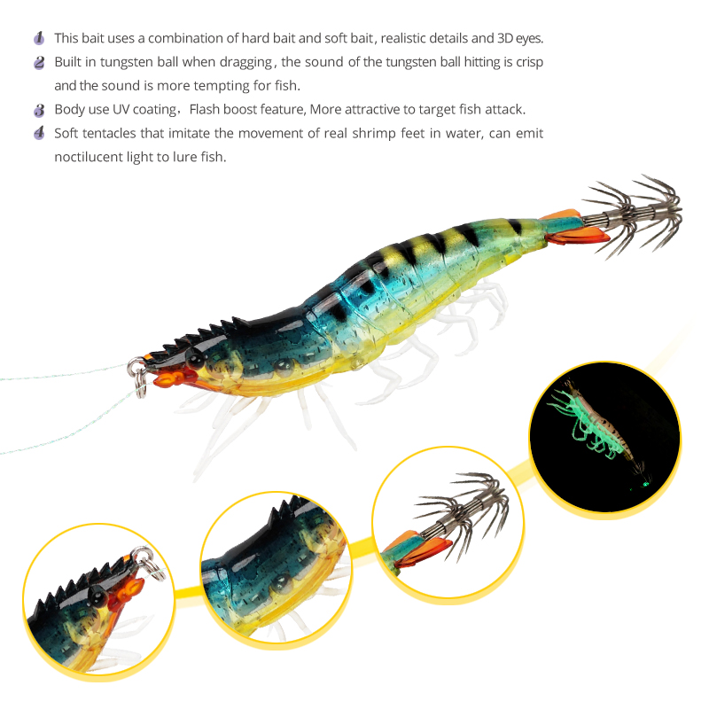 Squid Jig Lures Luminous 9cm 1 - Jigger Double Sided recensione e prezzo