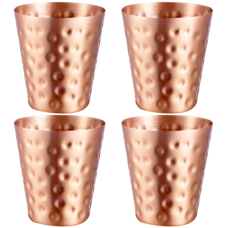 4Pcs New 100% Copper Cups Pure - Mule Copper Mug recensione e prezzo
