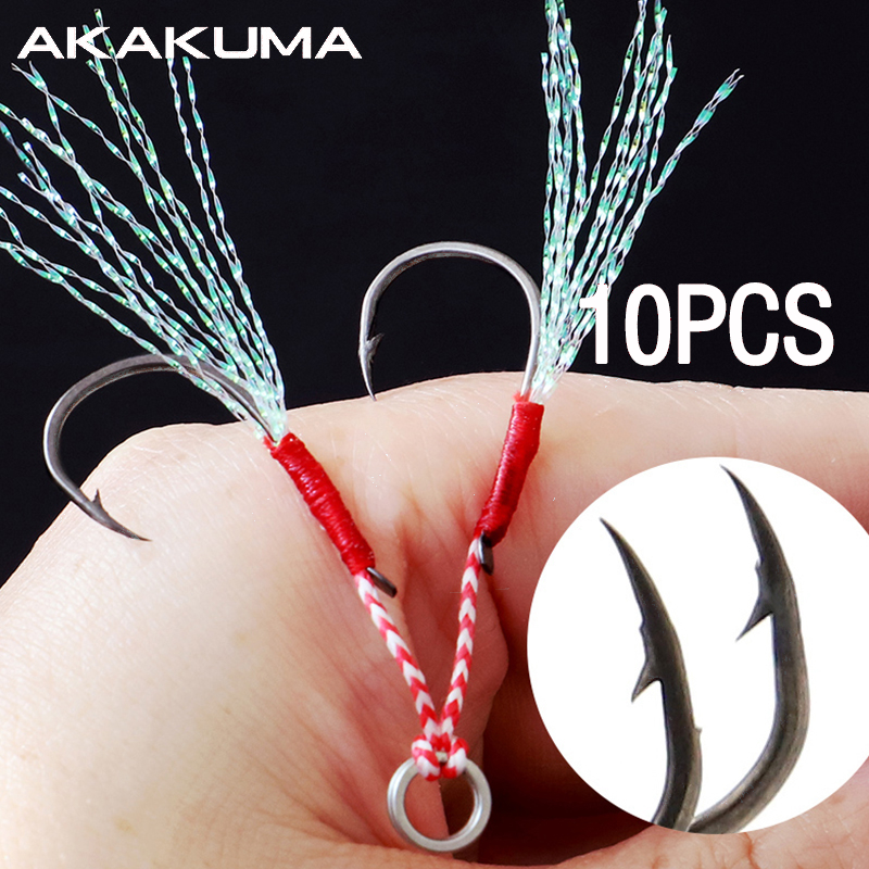 10Pcs Fishing Hooks Single Hoo - Jigger Double Sided recensione e prezzo