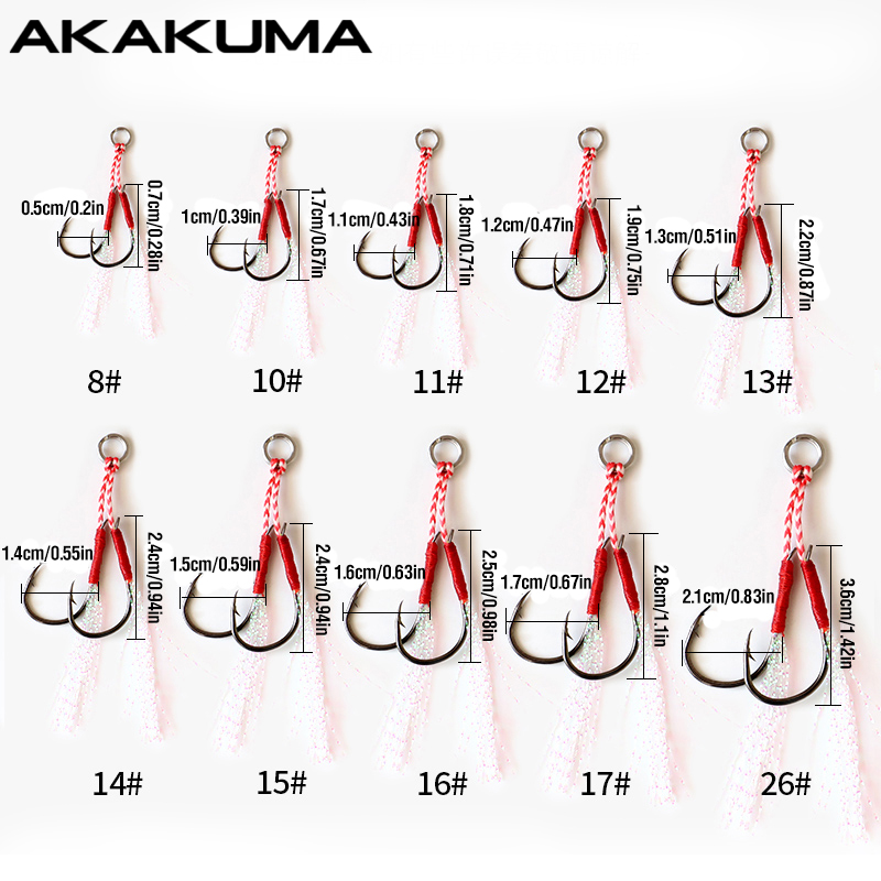 10Pcs Fishing Hooks Single Hoo - Jigger Double Sided recensione e prezzo