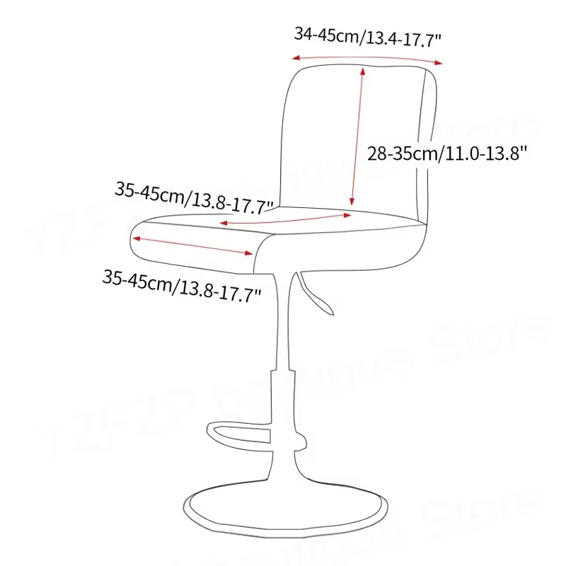Jacquard Bar Stool Chair Cover - Home Bar Seating recensione e prezzo