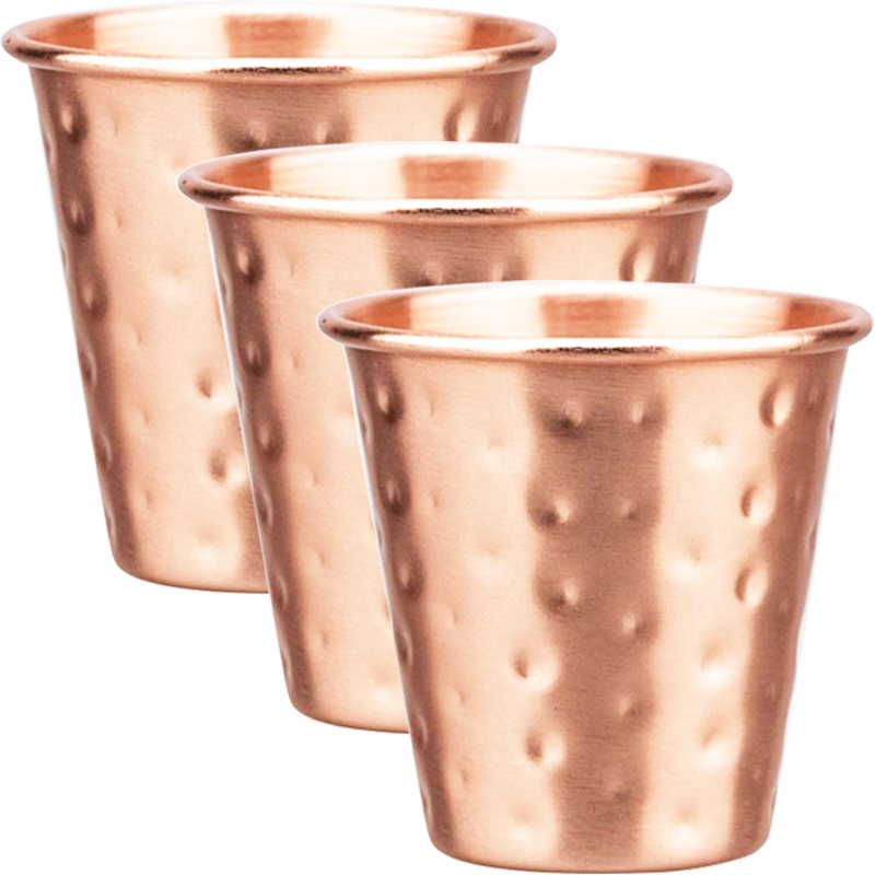 3Pcs New 60ml 100% Copper Cups - Mule Copper Mug recensione e prezzo