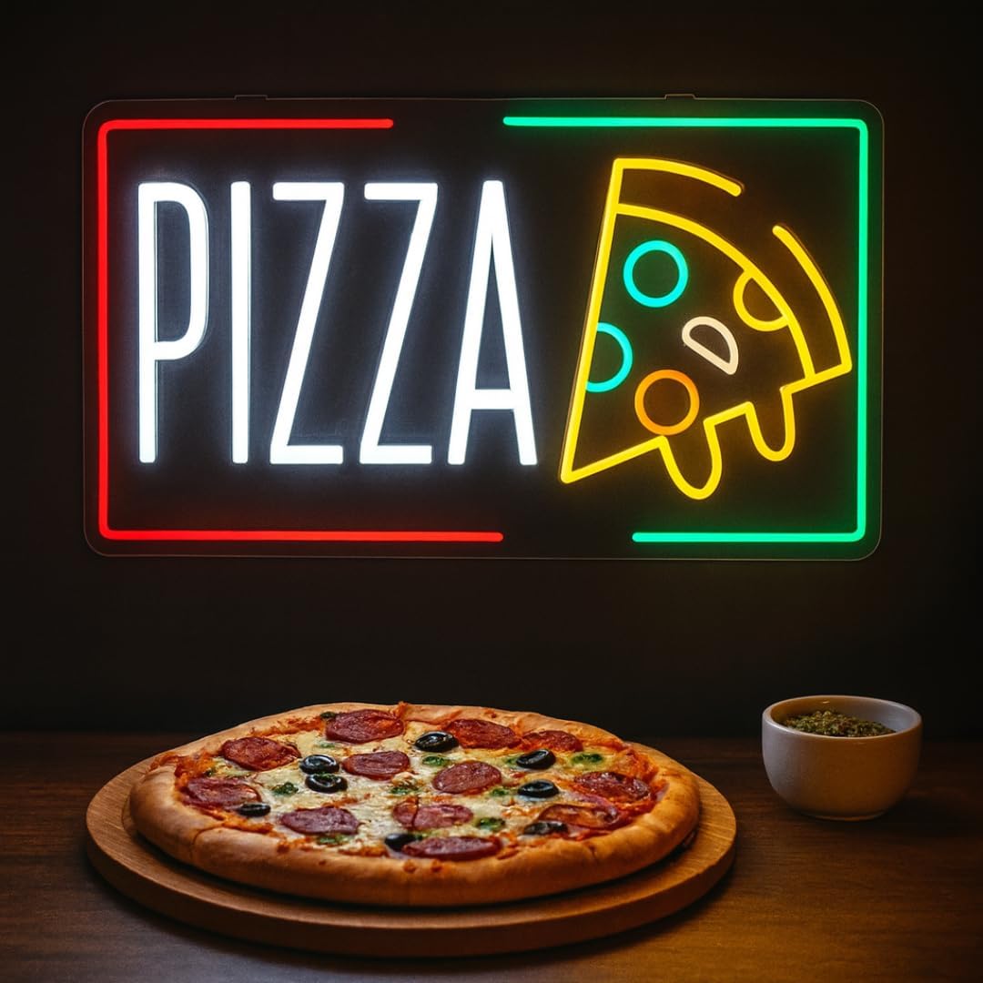 Pizza Neon Sign Business USB L - Home Bar And Restaurant recensione e prezzo