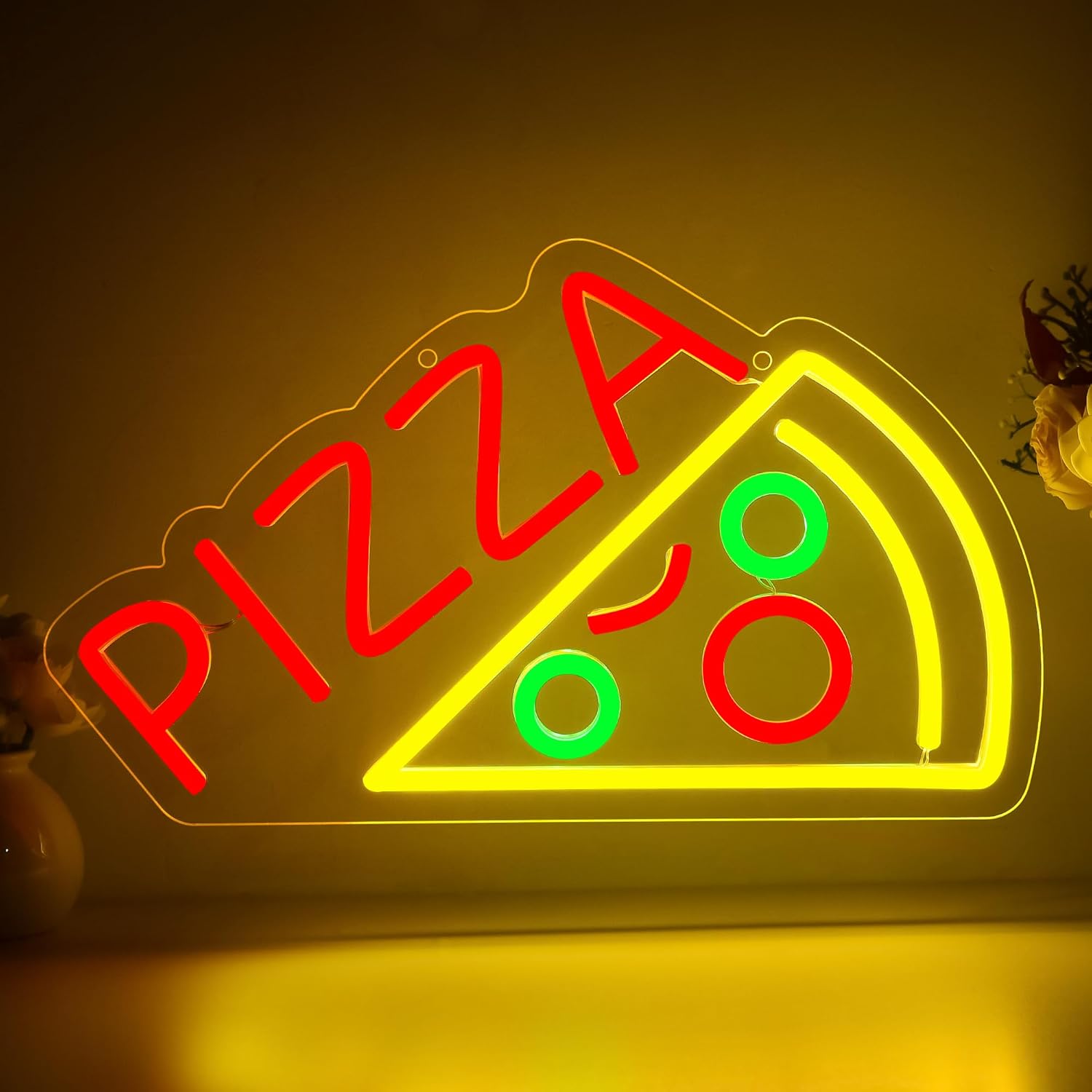 Pizza Neon Sign Business USB L - Home Bar And Restaurant recensione e prezzo