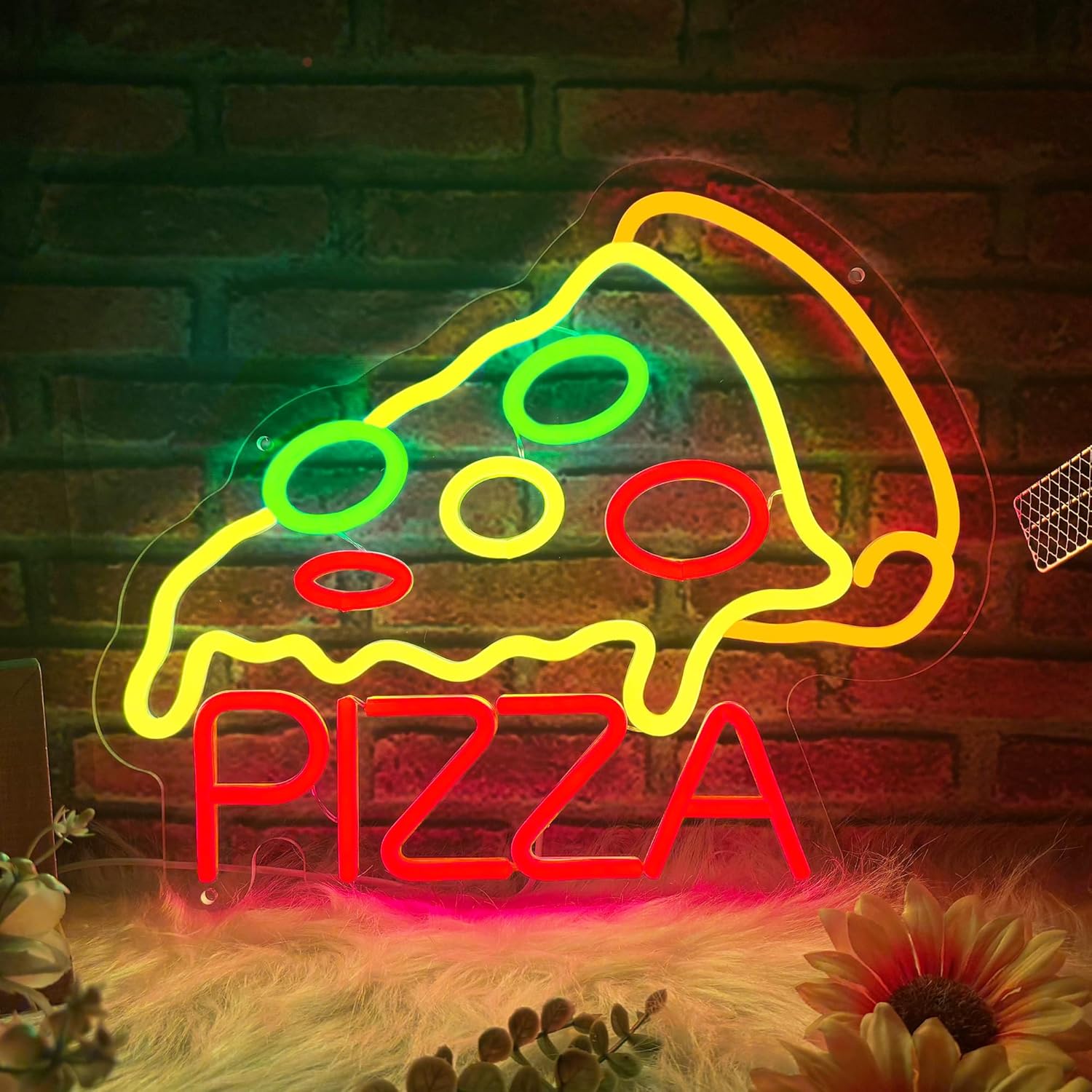 Pizza Neon Sign Business USB L - Home Bar And Restaurant recensione e prezzo