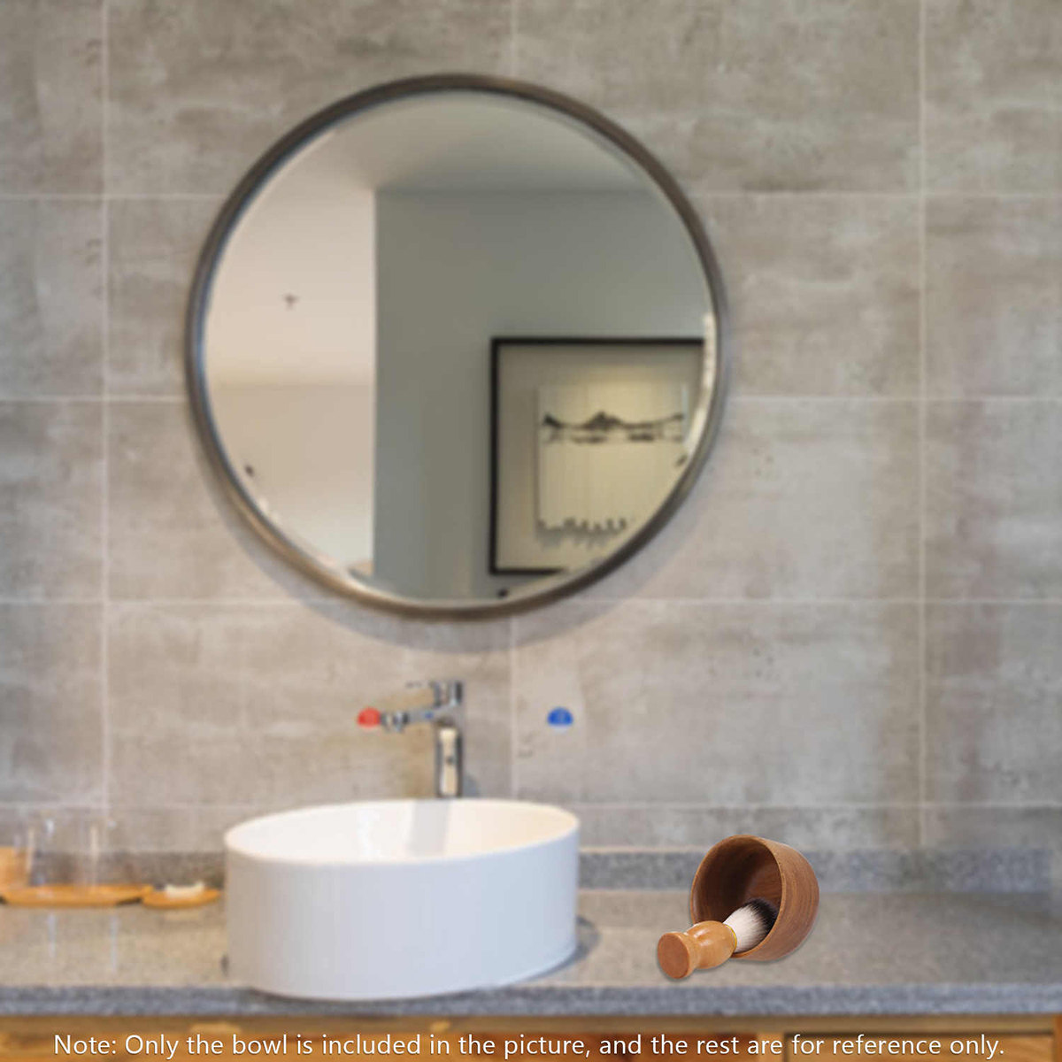 Wooden Men Shaving Bowl Light  - Home Barber recensione e prezzo