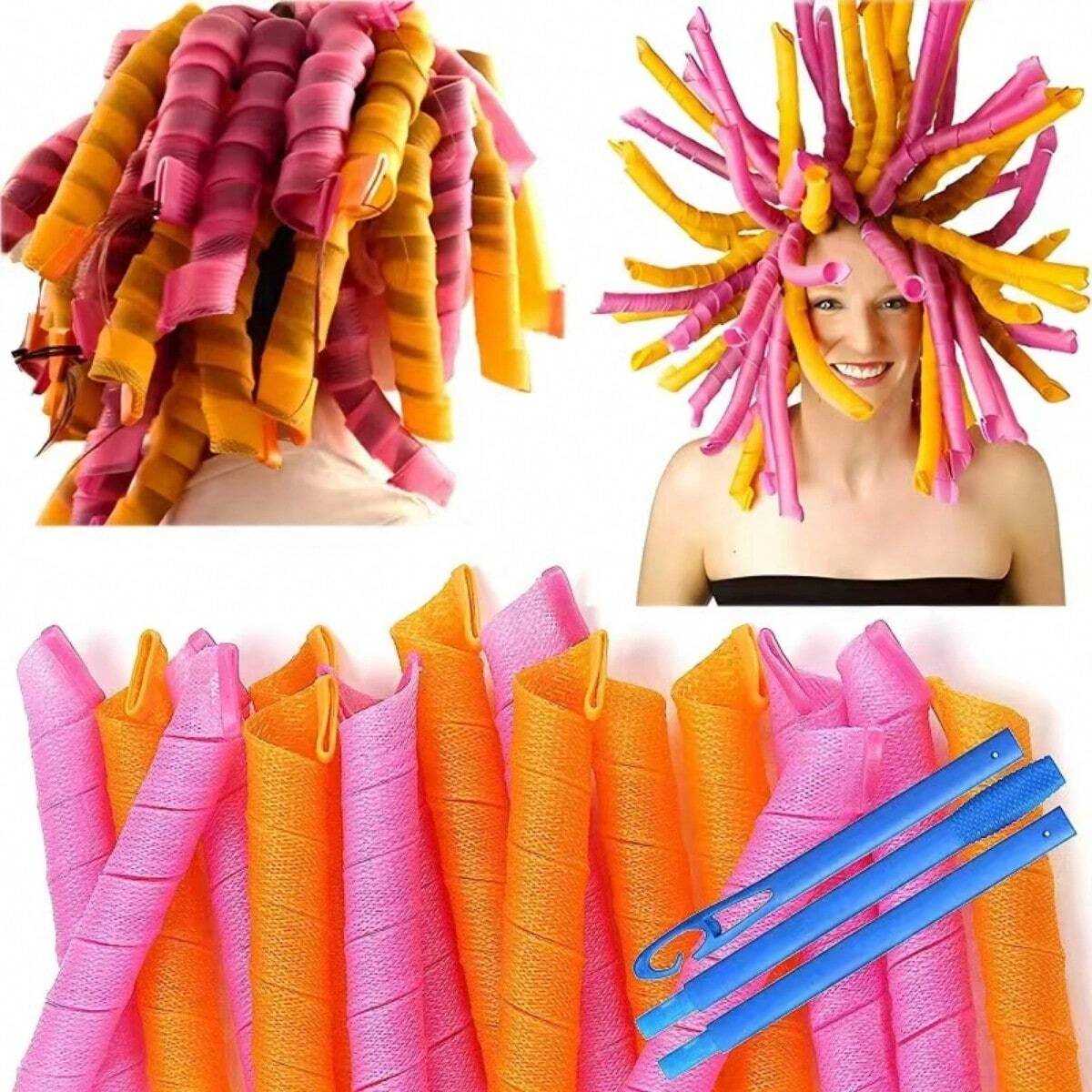 20Pcs Heatless Hair Curlers No - Home Barber recensione e prezzo