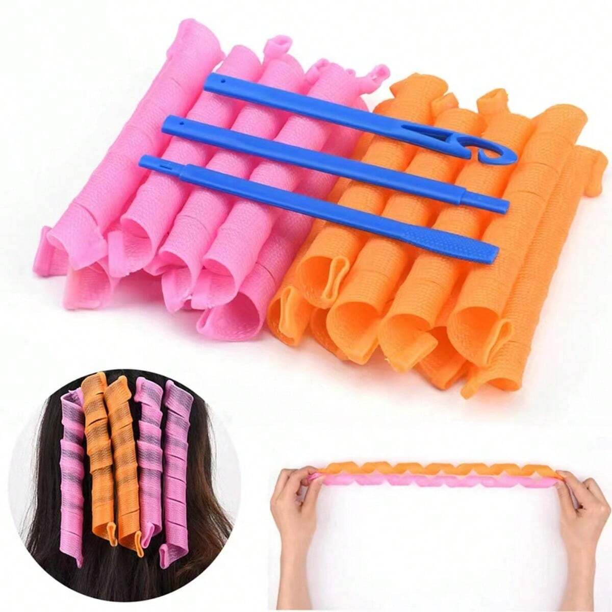 20Pcs Heatless Hair Curlers No - Home Barber recensione e prezzo