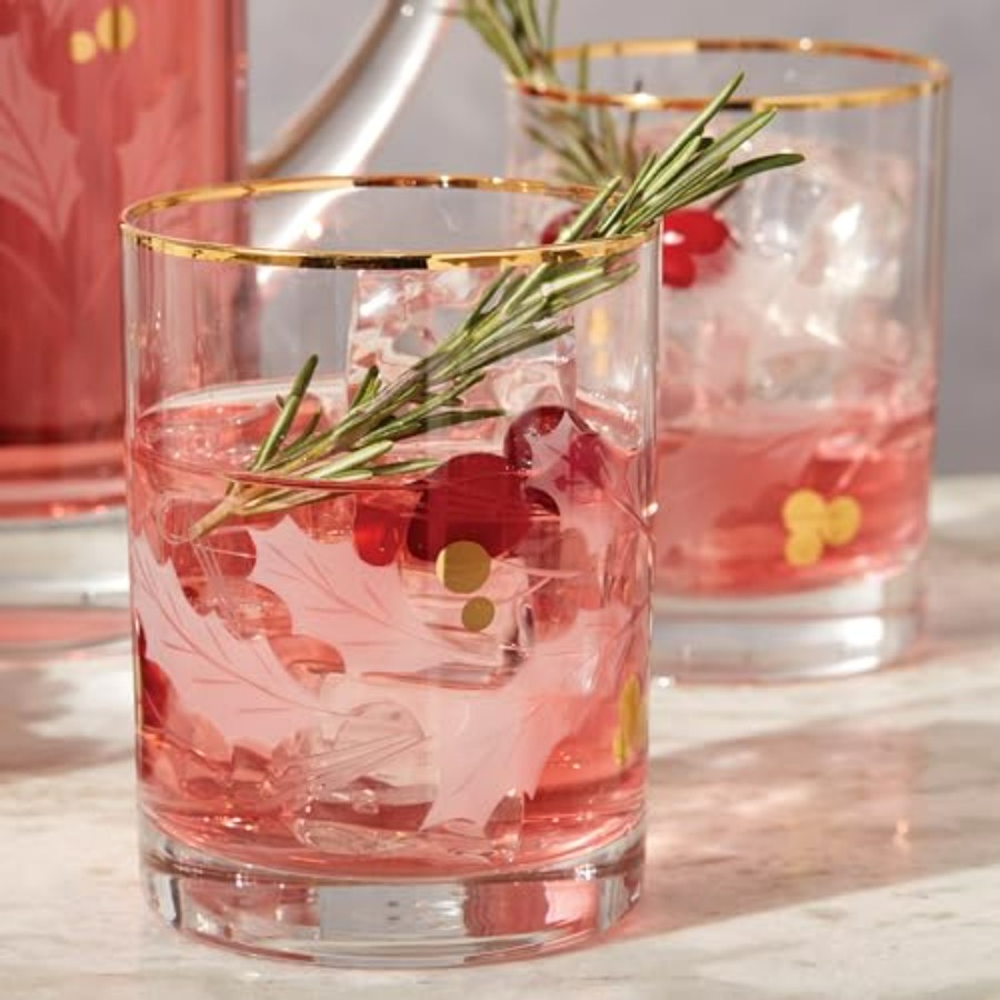 886861 Holiday Gold 4Piece Dou - Old Fashioned Glass recensione e prezzo