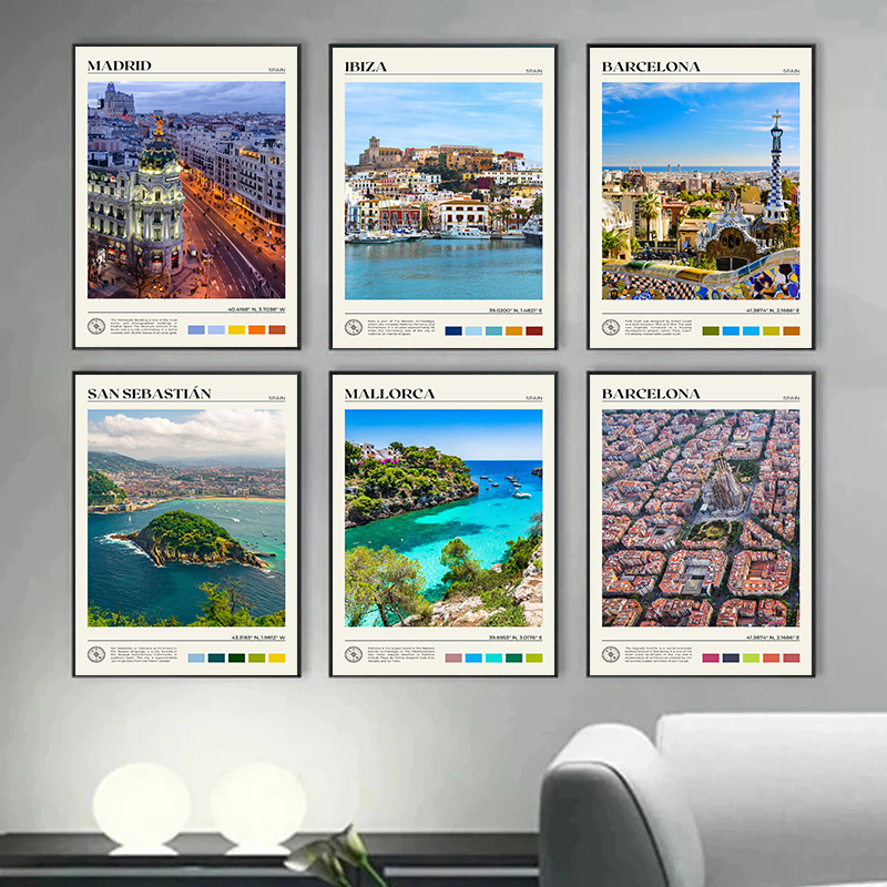 Spain Travel Scenery Poster Se - Home Barcelona recensione e prezzo