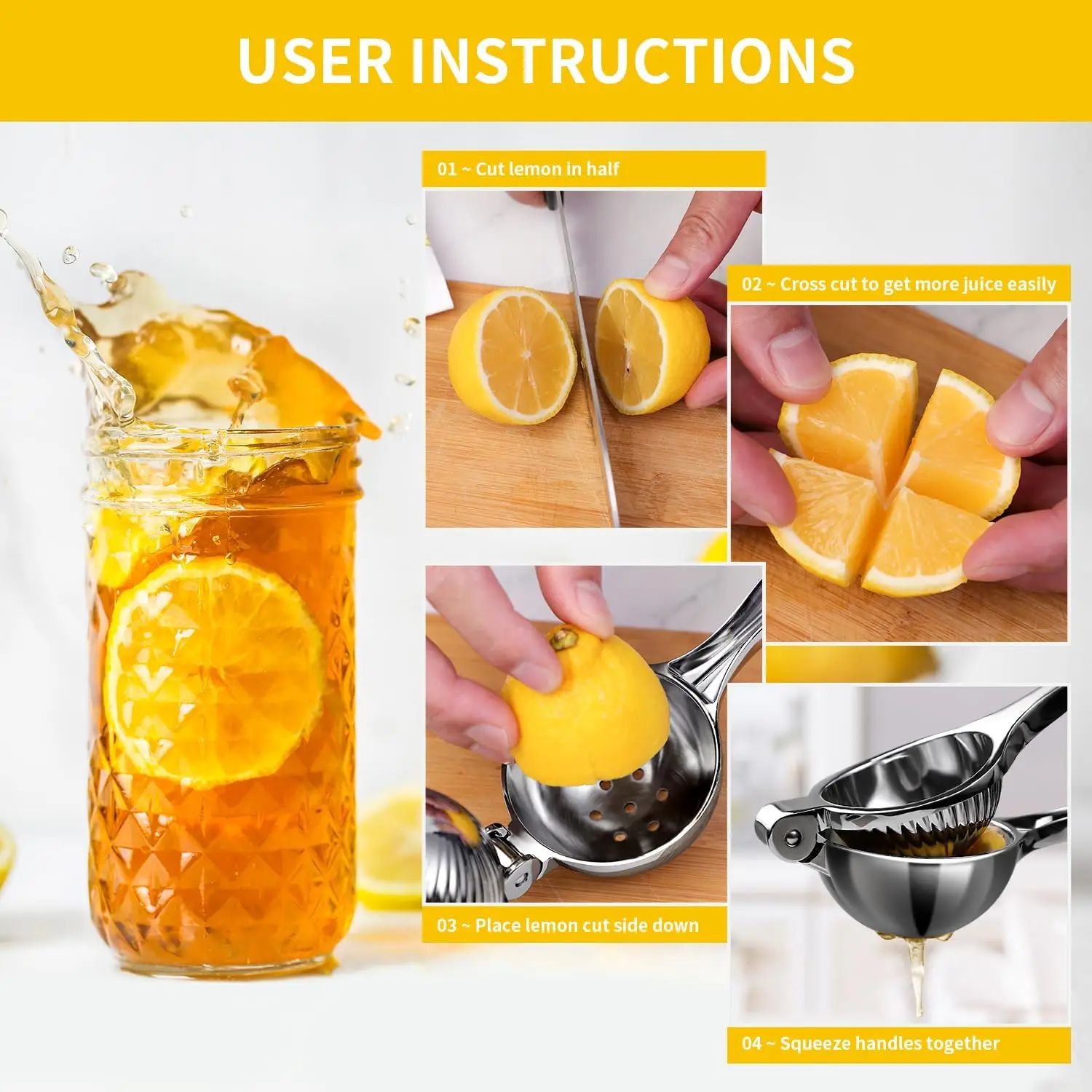 Handheld Citrus Juicer, Heavy  - Citrus Juicer Bar recensione e prezzo