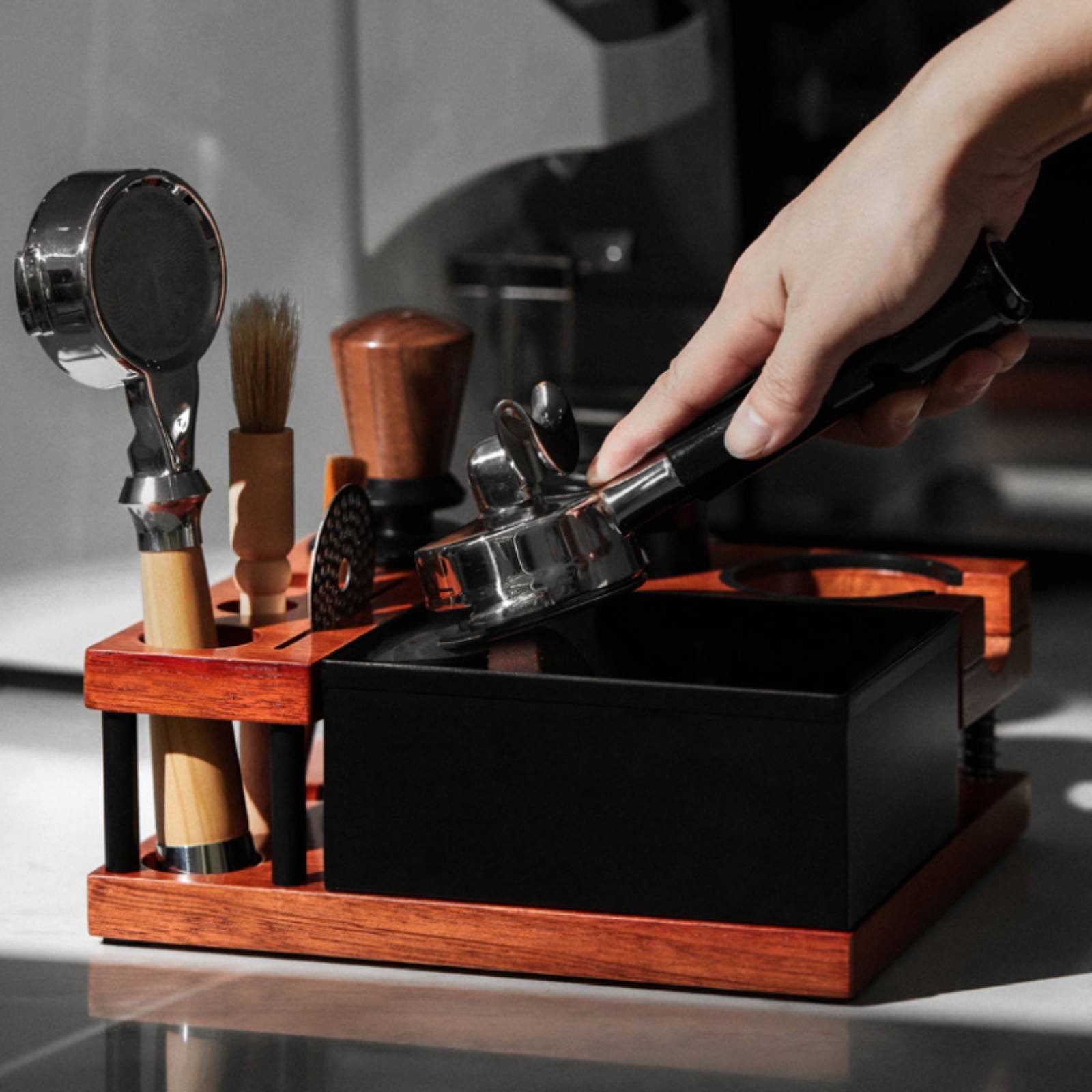 Wood Tamping Station Multi-Fun - Home Barista recensione e prezzo