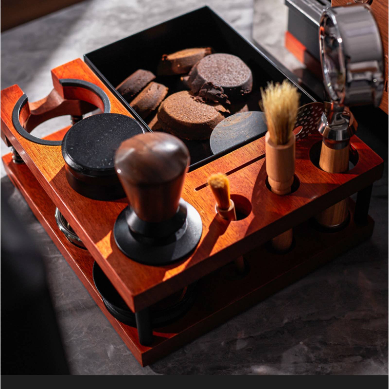 Wood Tamping Station Multi-Fun - Home Barista recensione e prezzo