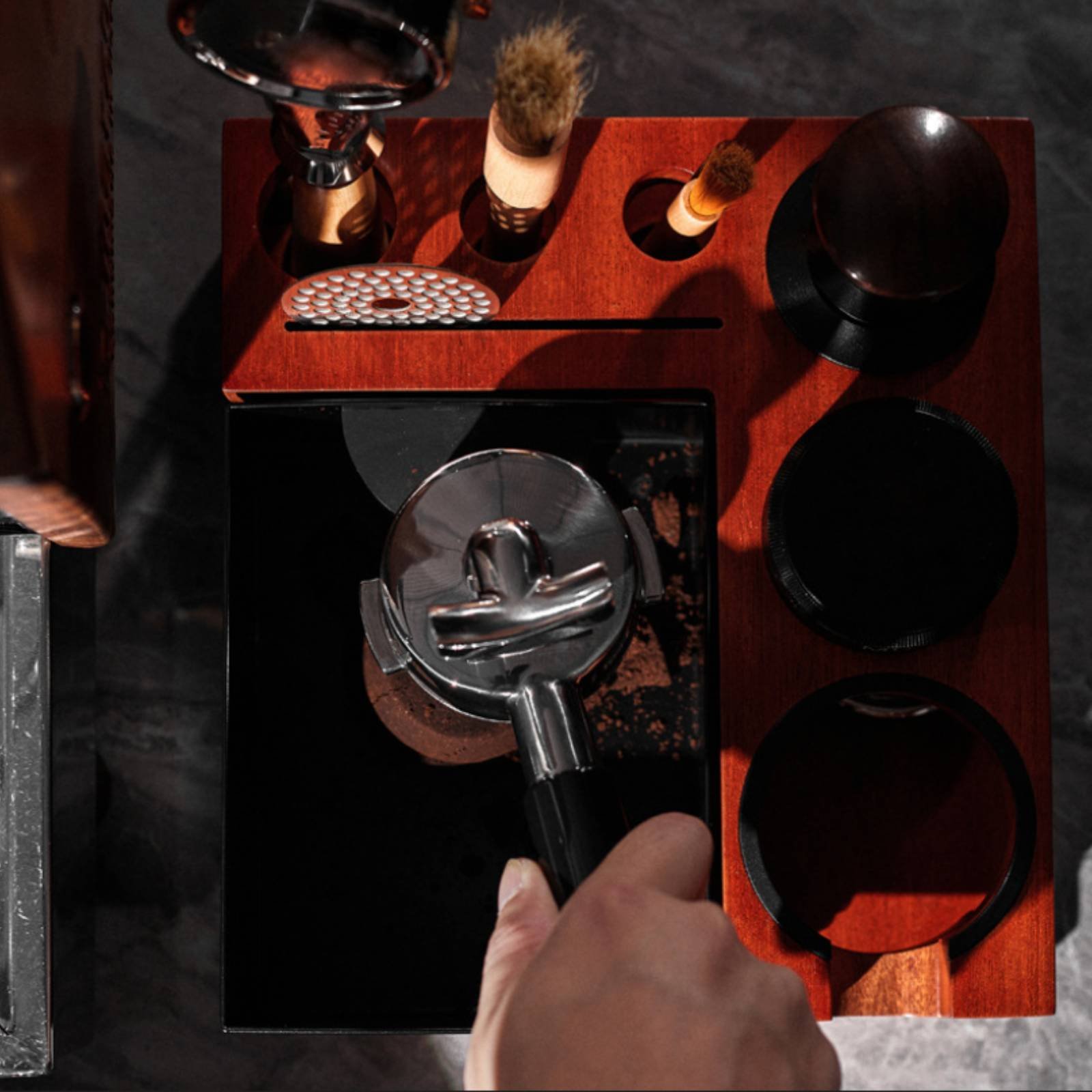 Wood Tamping Station Multi-Fun - Home Barista recensione e prezzo