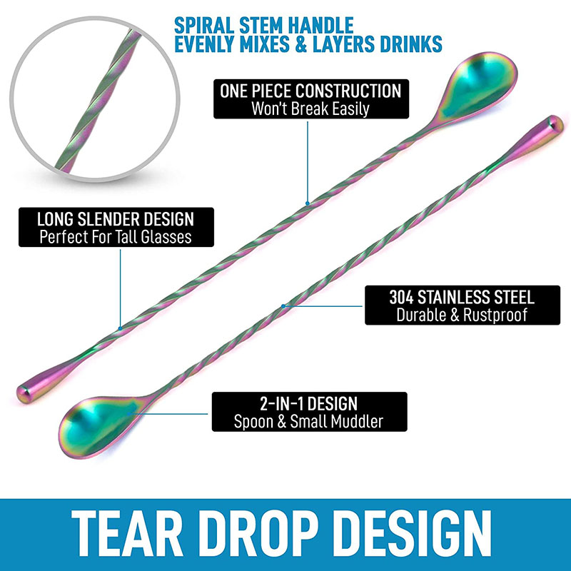 30cm/40cm/50cm Teardrop Cockta - Bar Spoon Twisted recensione e prezzo