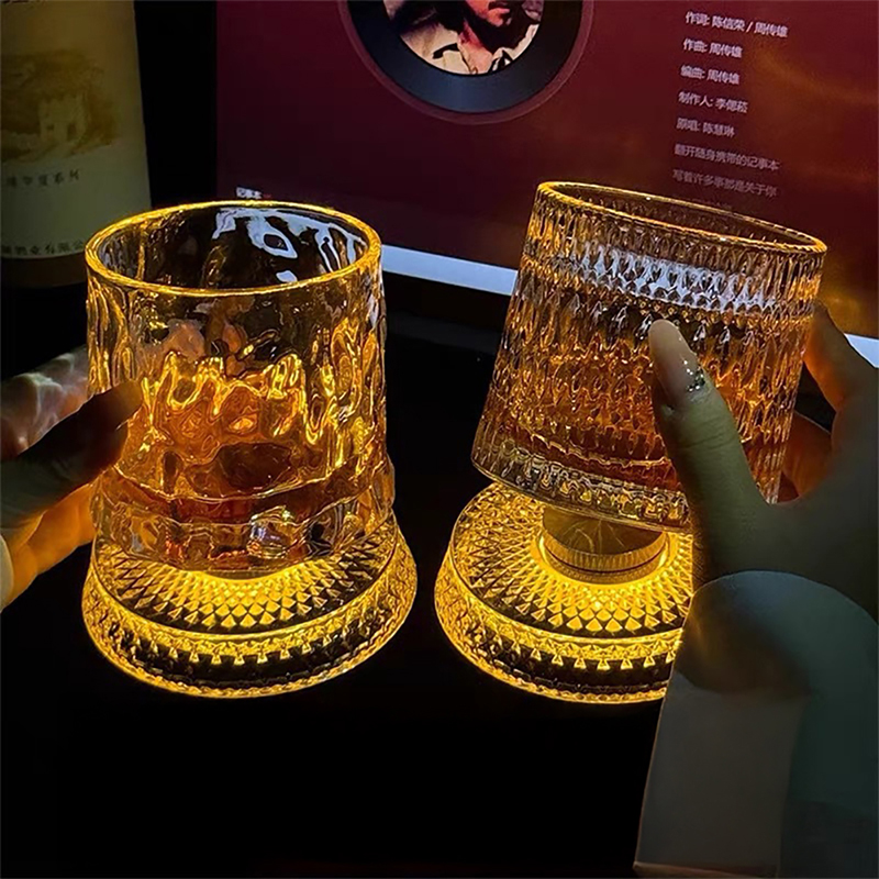 360° Rotating Whiskey Glass wi - Old Fashioned Glass recensione e prezzo