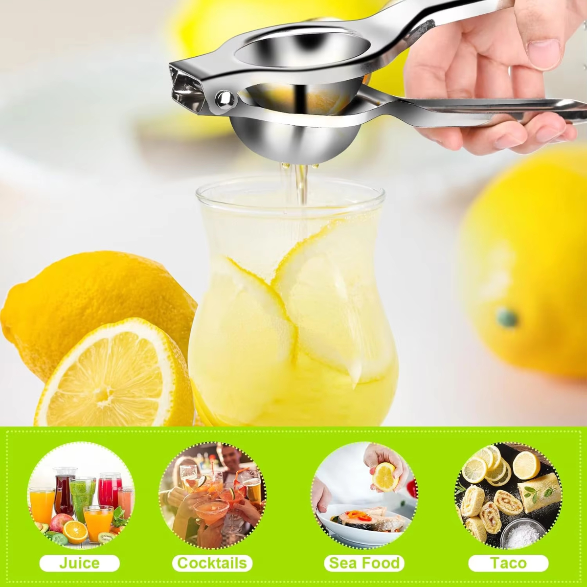 1/2/3pcs Stainless Steel Lemon - Citrus Juicer Bar recensione e prezzo