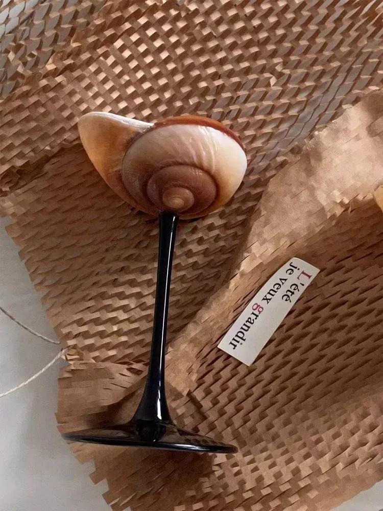 Natural Conch Wine Glass Bar a - Home Bar Setup recensione e prezzo