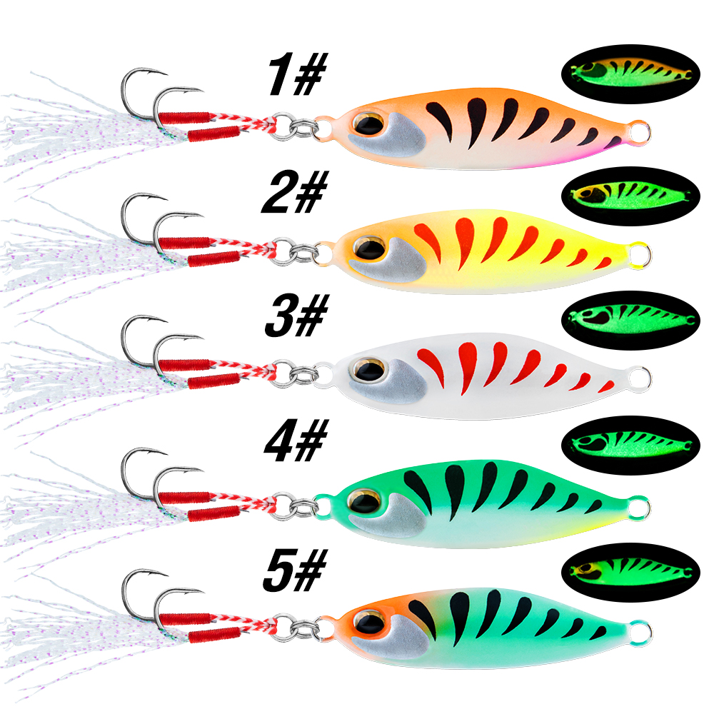 5Pcs Jig Bait 7G/10G/15G/20G S - Jigger Double Sided recensione e prezzo