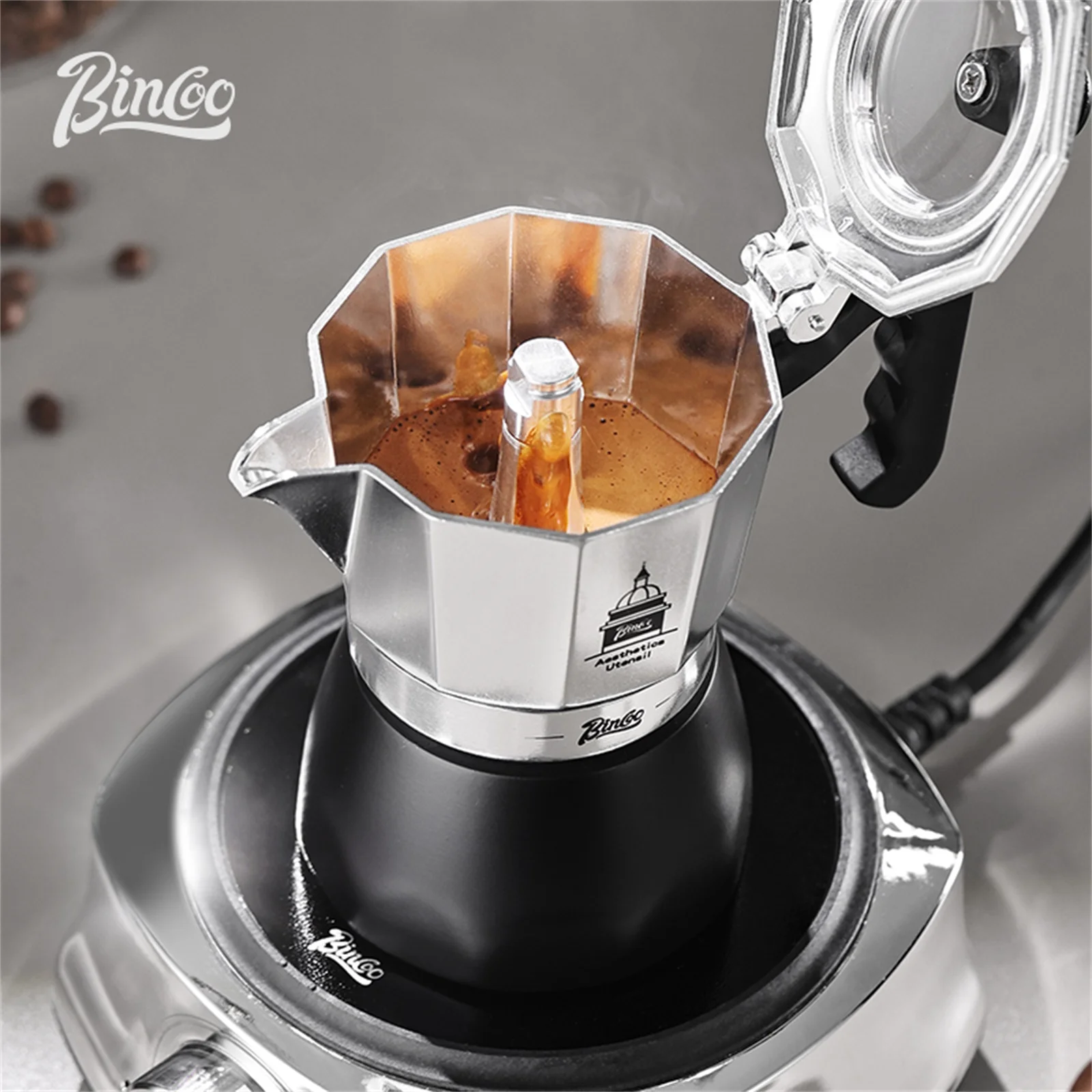BINCOO Double Valve Moka Pot，E - Home Barista recensione e prezzo