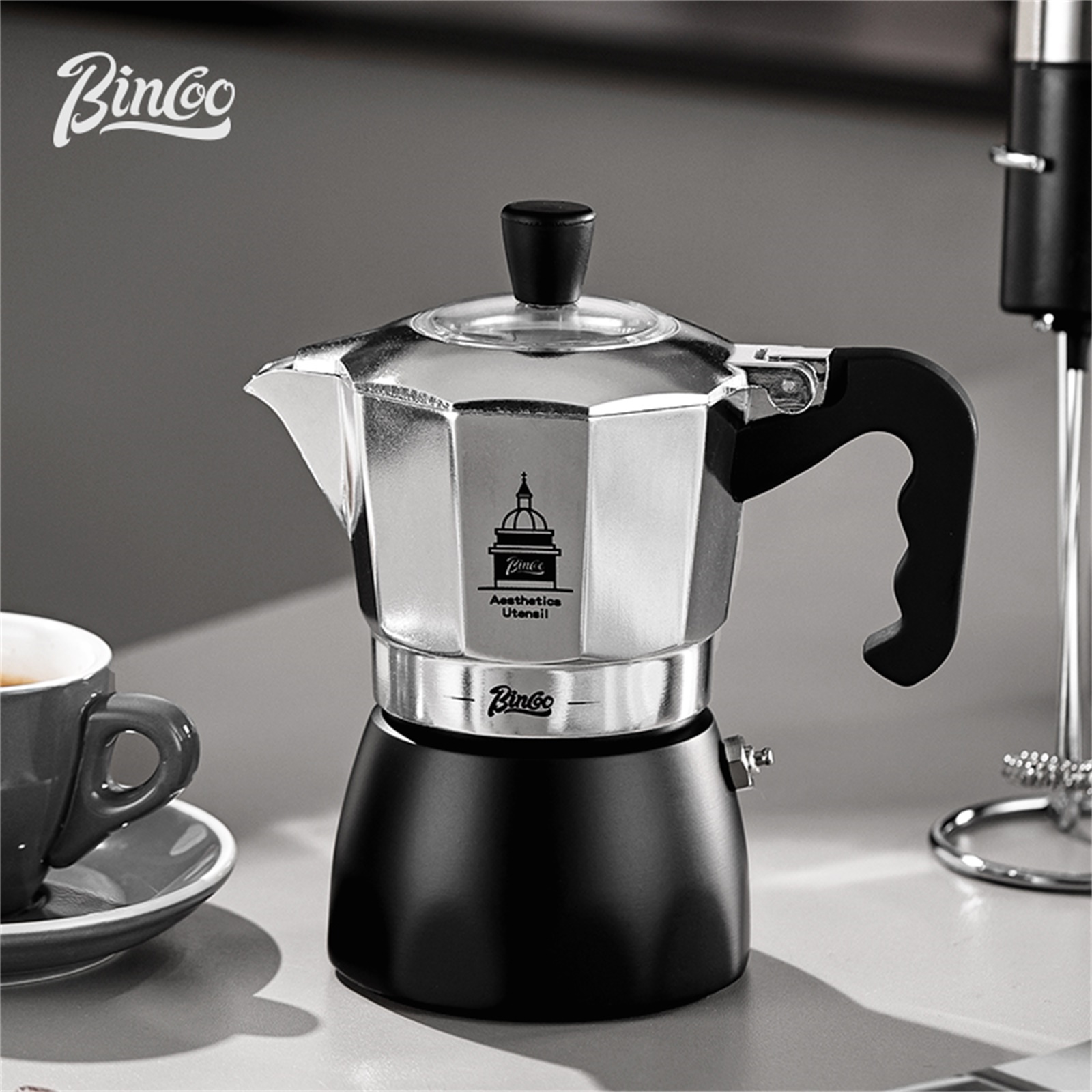 BINCOO Double Valve Moka Pot，E - Home Barista recensione e prezzo
