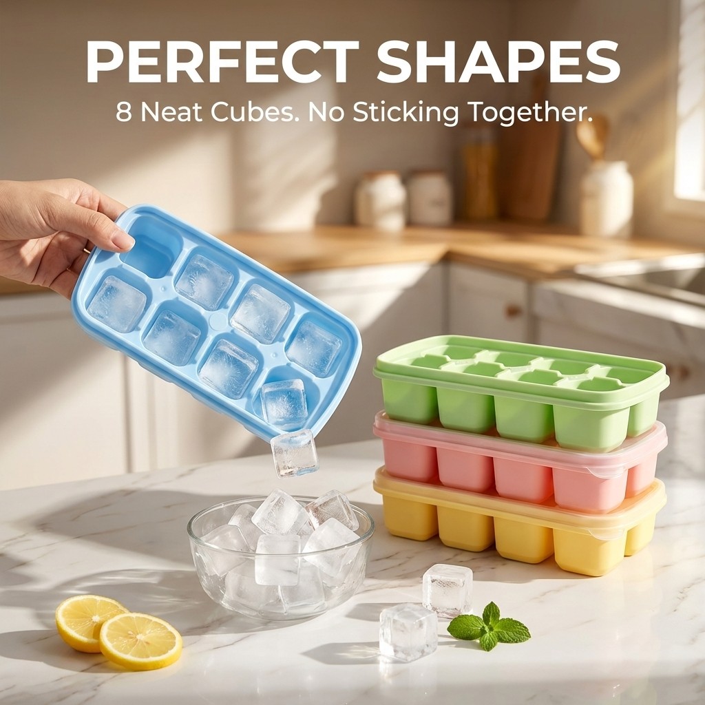 8 Grids Mini Plastic Ice Cube  - Citrus Juicer Bar recensione e prezzo