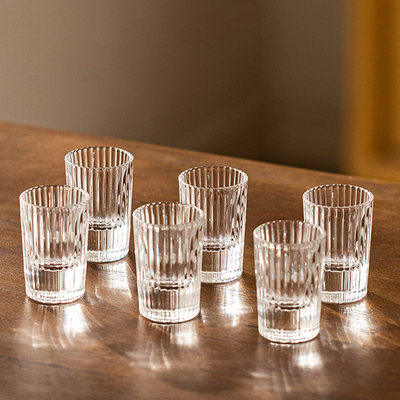 6pcs Set 20ml Striped Foreign  - Old Fashioned Glass recensione e prezzo