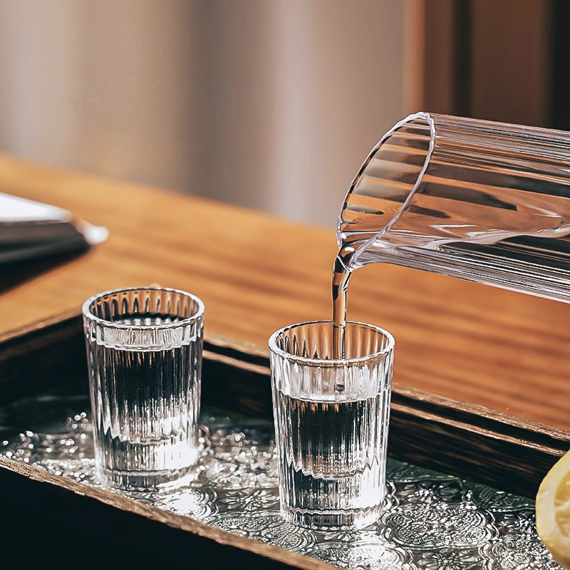 6pcs Set 20ml Striped Foreign  - Old Fashioned Glass recensione e prezzo