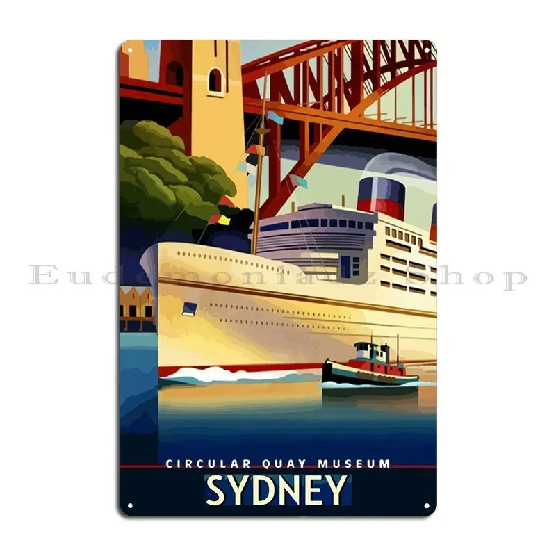 Travel To Sydney Metal Sign Cl - Home Bar Sydney recensione e prezzo