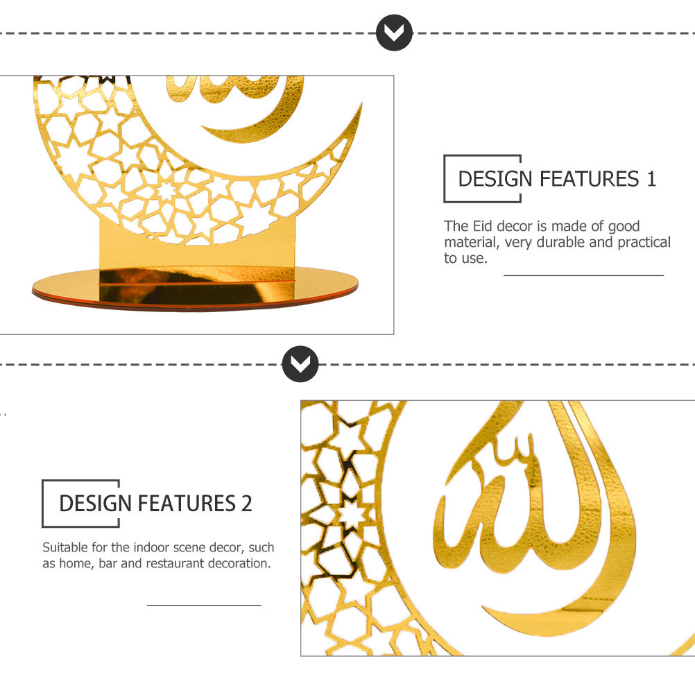 Acrylic Moon Ramadan Ornament  - Home Bar And Restaurant recensione e prezzo