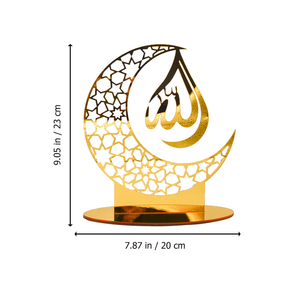 Acrylic Moon Ramadan Ornament  - Home Bar And Restaurant recensione e prezzo