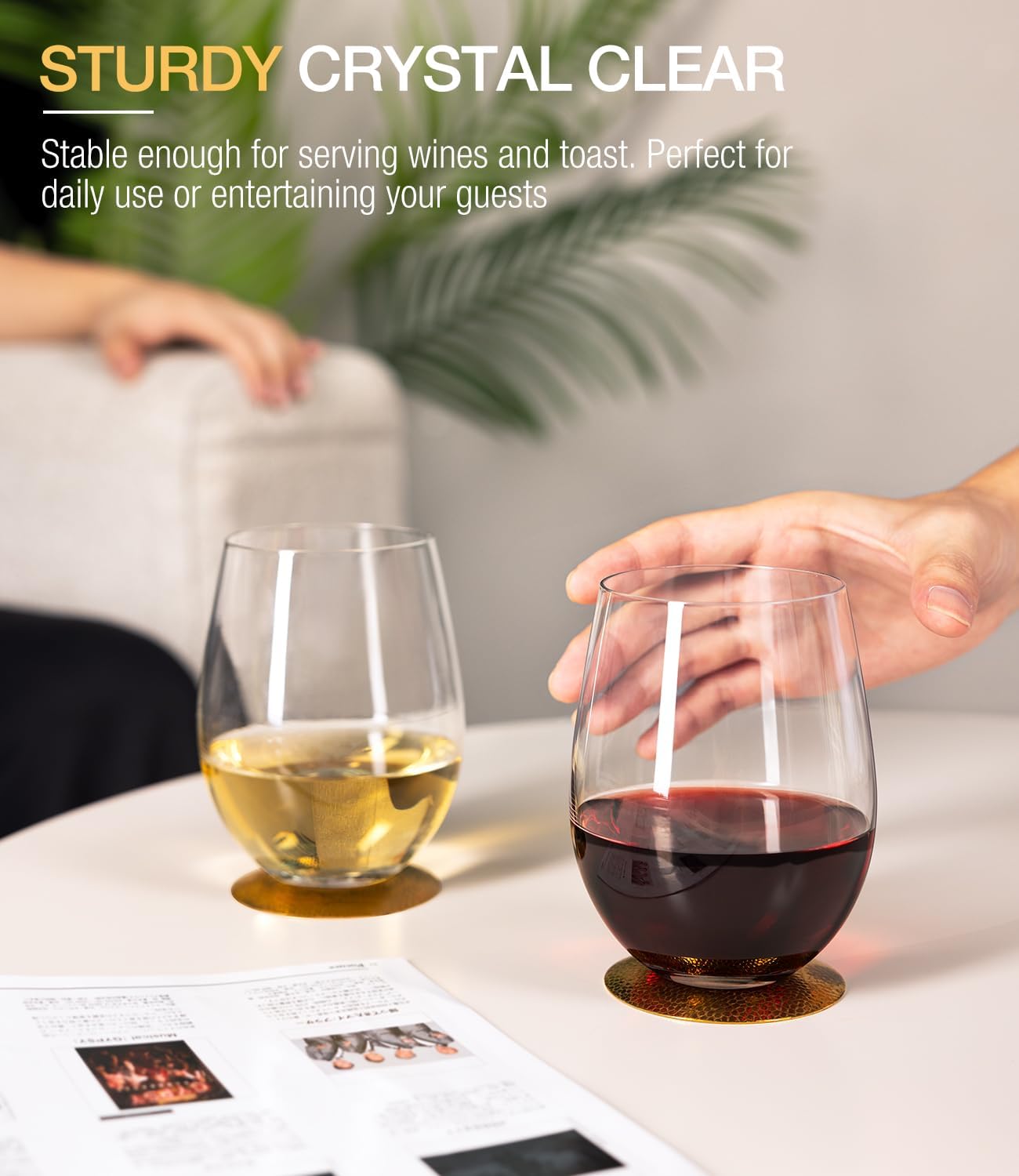 Stemless Wine Glasses Set of 4 - Home Bar Set recensione e prezzo