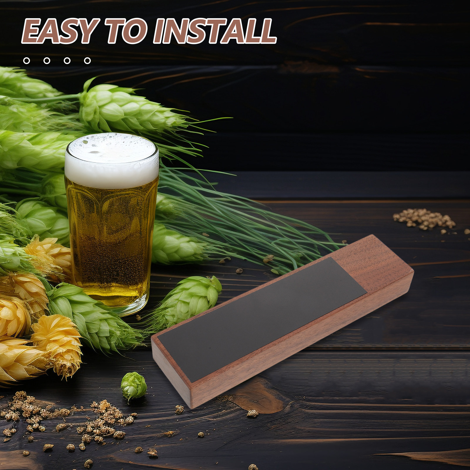Wooden Beer Tap Handle with Ch - Home Bar And Restaurant recensione e prezzo