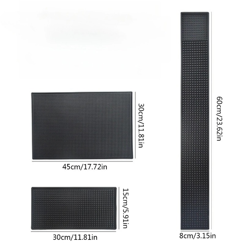 Bar Mat Rubber Dish Drying Mat - Home Bar Setup recensione e prezzo