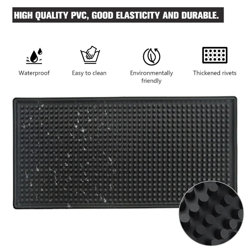 Bar Mat Rubber Dish Drying Mat - Home Bar Setup recensione e prezzo