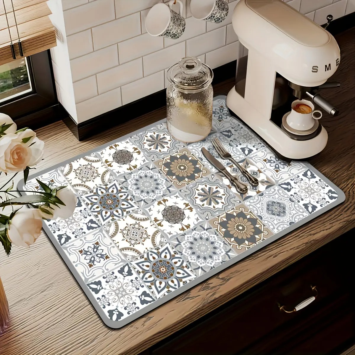 1pcs Kitchen Countertop Mat Vi - Bar Mat Rubber recensione e prezzo