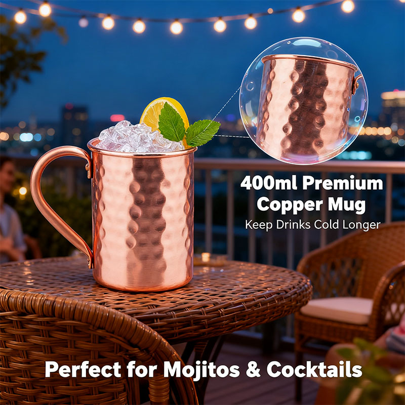 New 100% Copper Cups Pure Soli - Mule Copper Mug recensione e prezzo