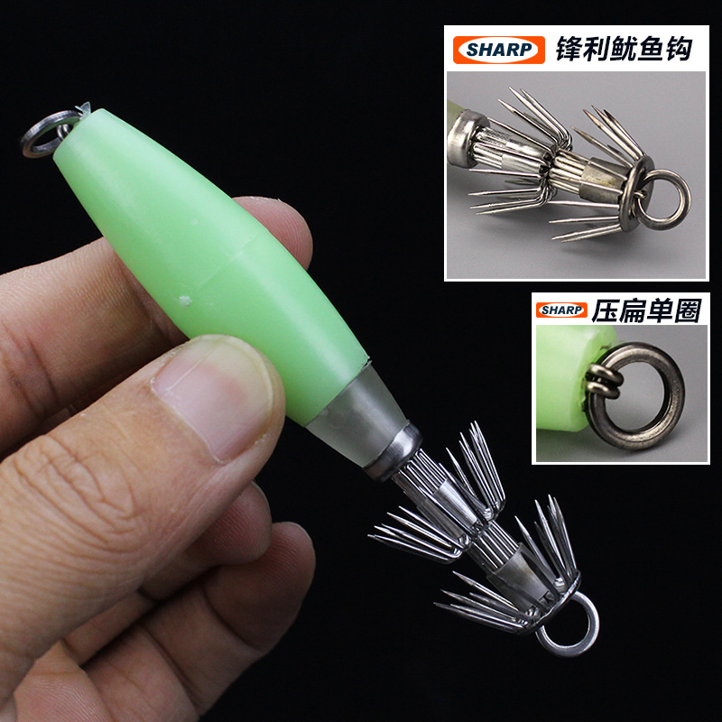 Glow Squid Hook 10cm/14g Doubl - Jigger Double Sided recensione e prezzo
