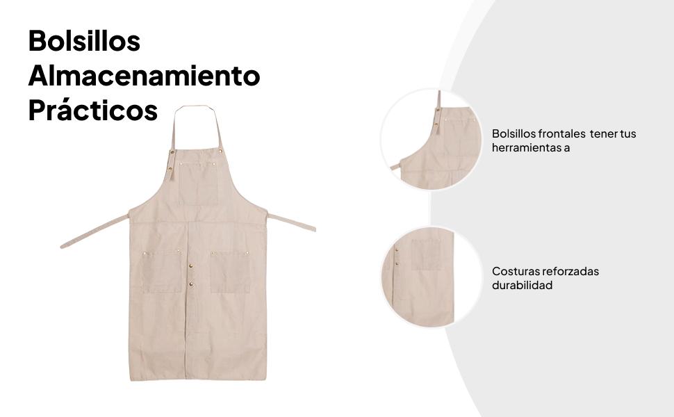 Unisex Canvas Apron with Split - Home Barber recensione e prezzo