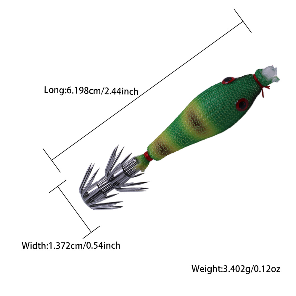 5 Pcs Squid Soft Baits, Lumino - Jigger Double Sided recensione e prezzo