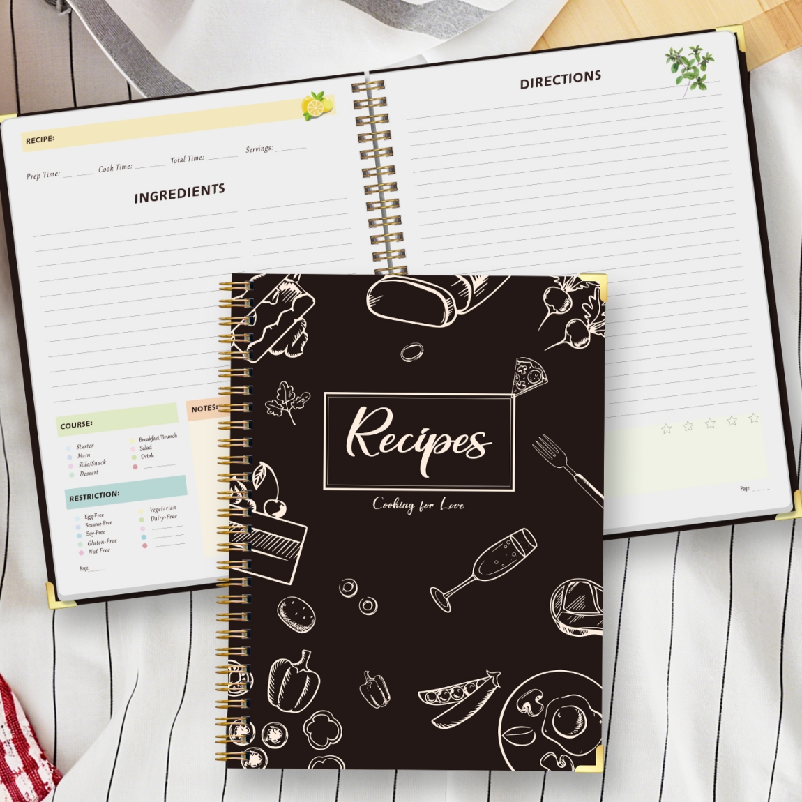 Recipe Journal Notebook with S - Cocktail Recipe Book recensione e prezzo