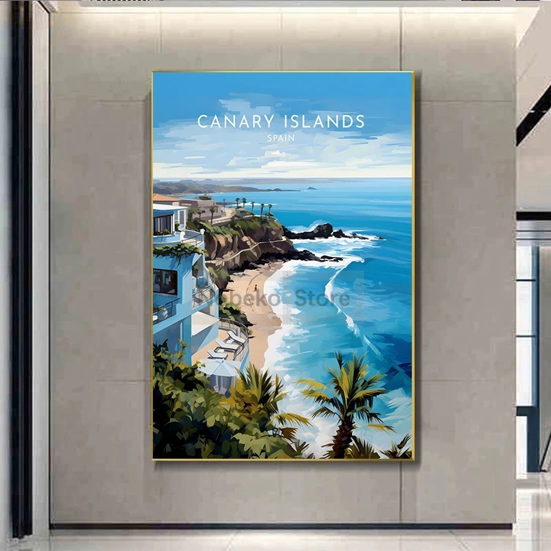 Spain Travel Poster Barcelona  - Home Barcelona recensione e prezzo