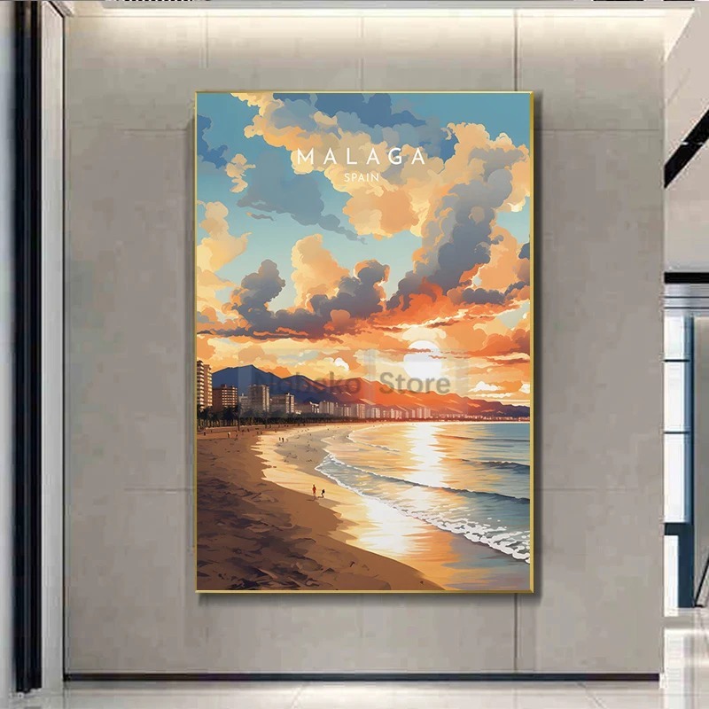 Spain Travel Poster Barcelona  - Home Barcelona recensione e prezzo