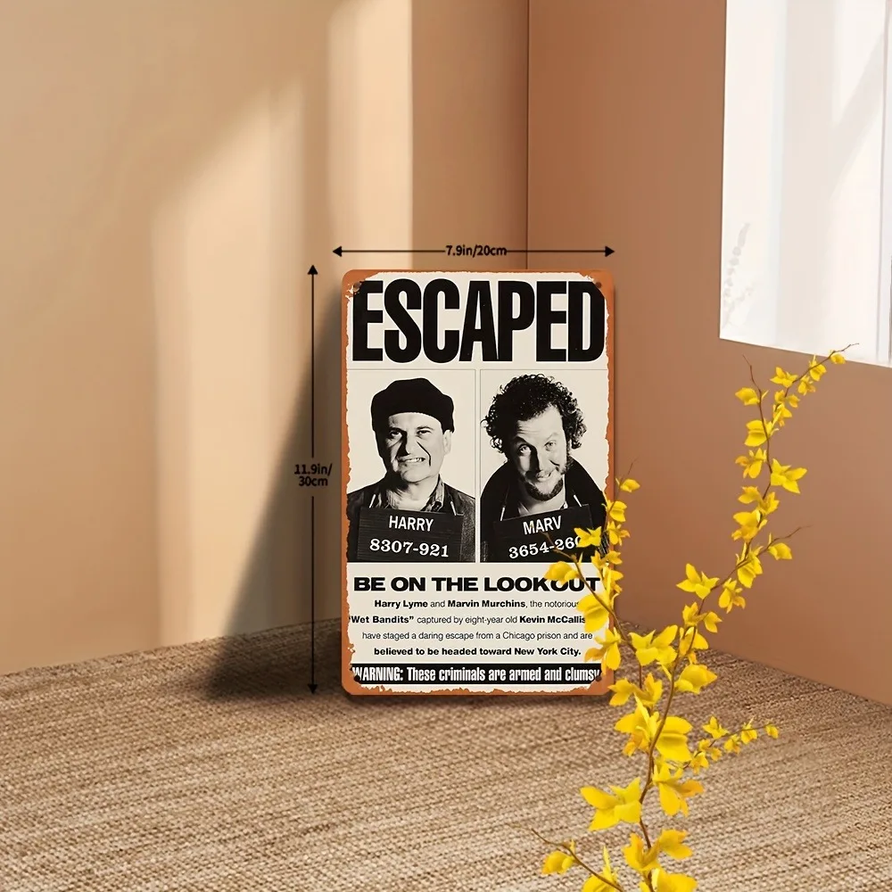 Vintage Home Alone Sign, 1pc 8 - Home Bar And Restaurant recensione e prezzo