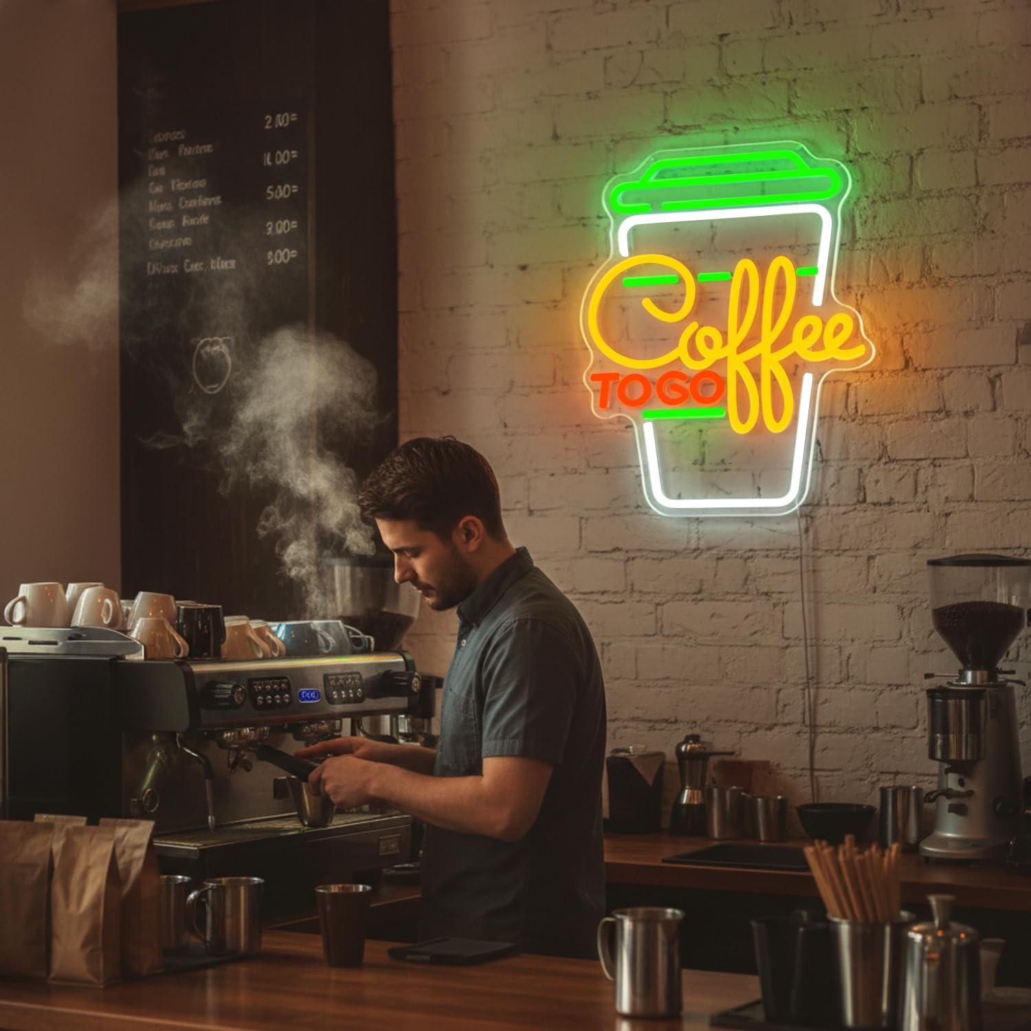 Coffee Neon Sign USB Dimmable  - Home Bar And Restaurant recensione e prezzo