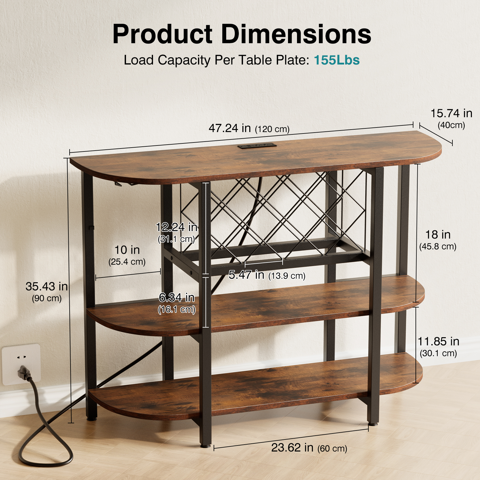 JHK LED Home Bar Cabinet with  - Home Bar And Cabinet recensione e prezzo