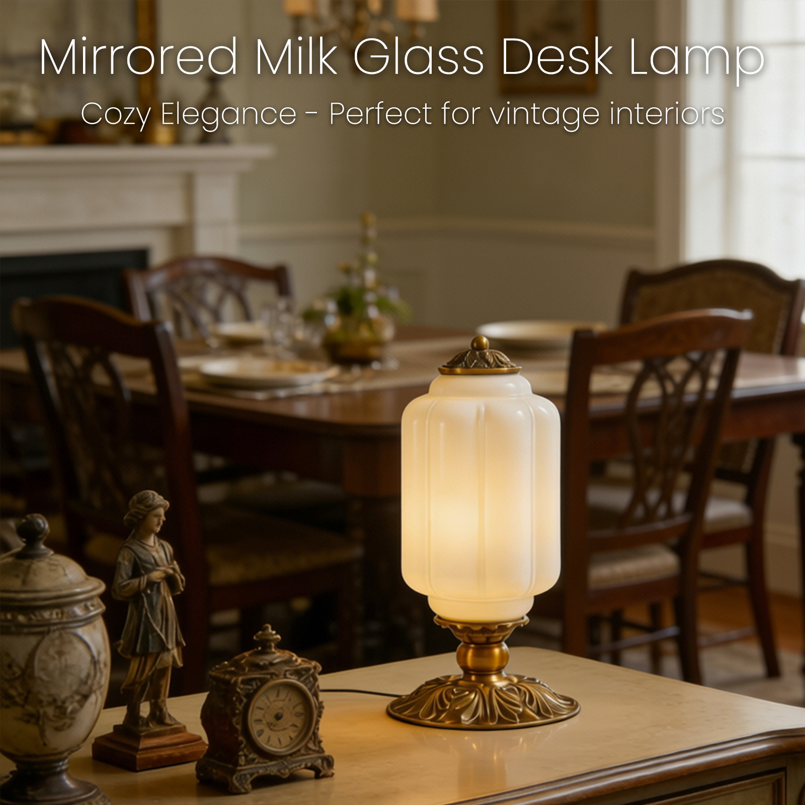 Nordic Vintage Milk Glass Tabl - Old Fashioned Glass recensione e prezzo